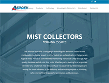 Tablet Screenshot of aeroex.com