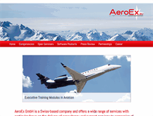 Tablet Screenshot of aeroex.eu
